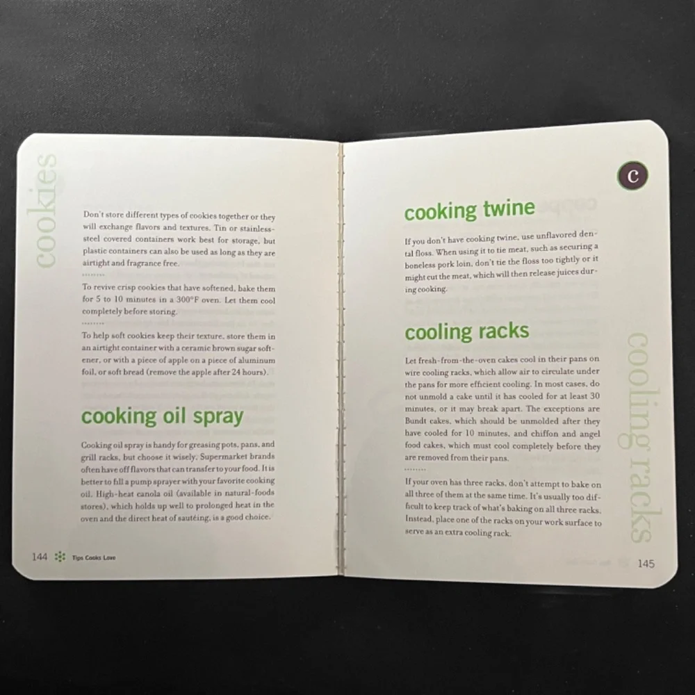 Tips Cooks Love Cookbook